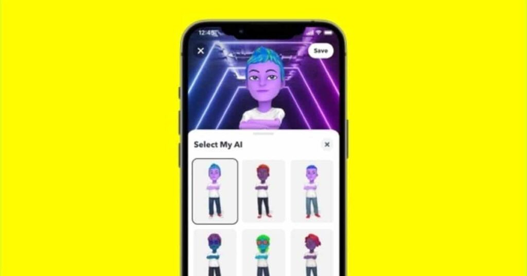 Identifying AI on Snapchat