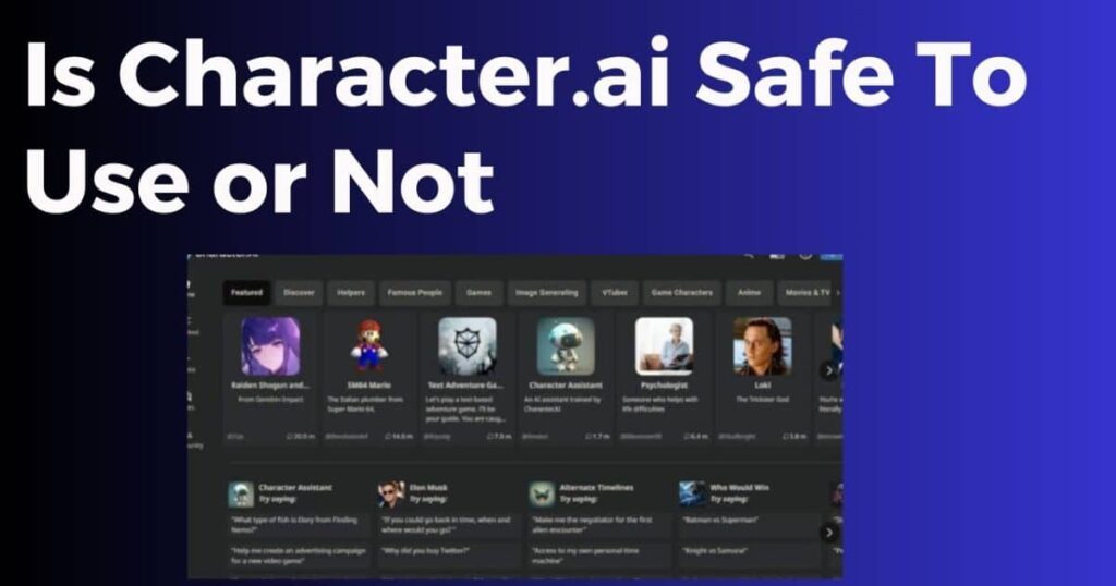 Tips for Safely Using Character AI