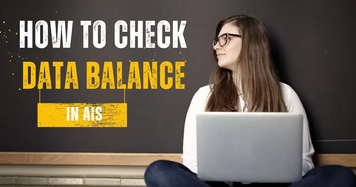 How To Check Data Balance In Ais?